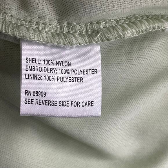 NWT Gianni Bini Long Sleeve Mesh Floral Embroidered Ruched Midi Dress Green XS - Picture 7 of 7